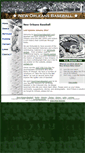 Mobile Screenshot of neworleansbaseball.com