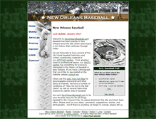 Tablet Screenshot of neworleansbaseball.com